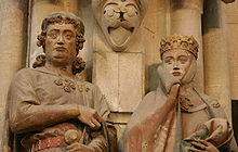 Eckard II de Meissen et Uta de Ballenstedt - dans le côté occidental du chœur dans cathédrale de Naumbourg